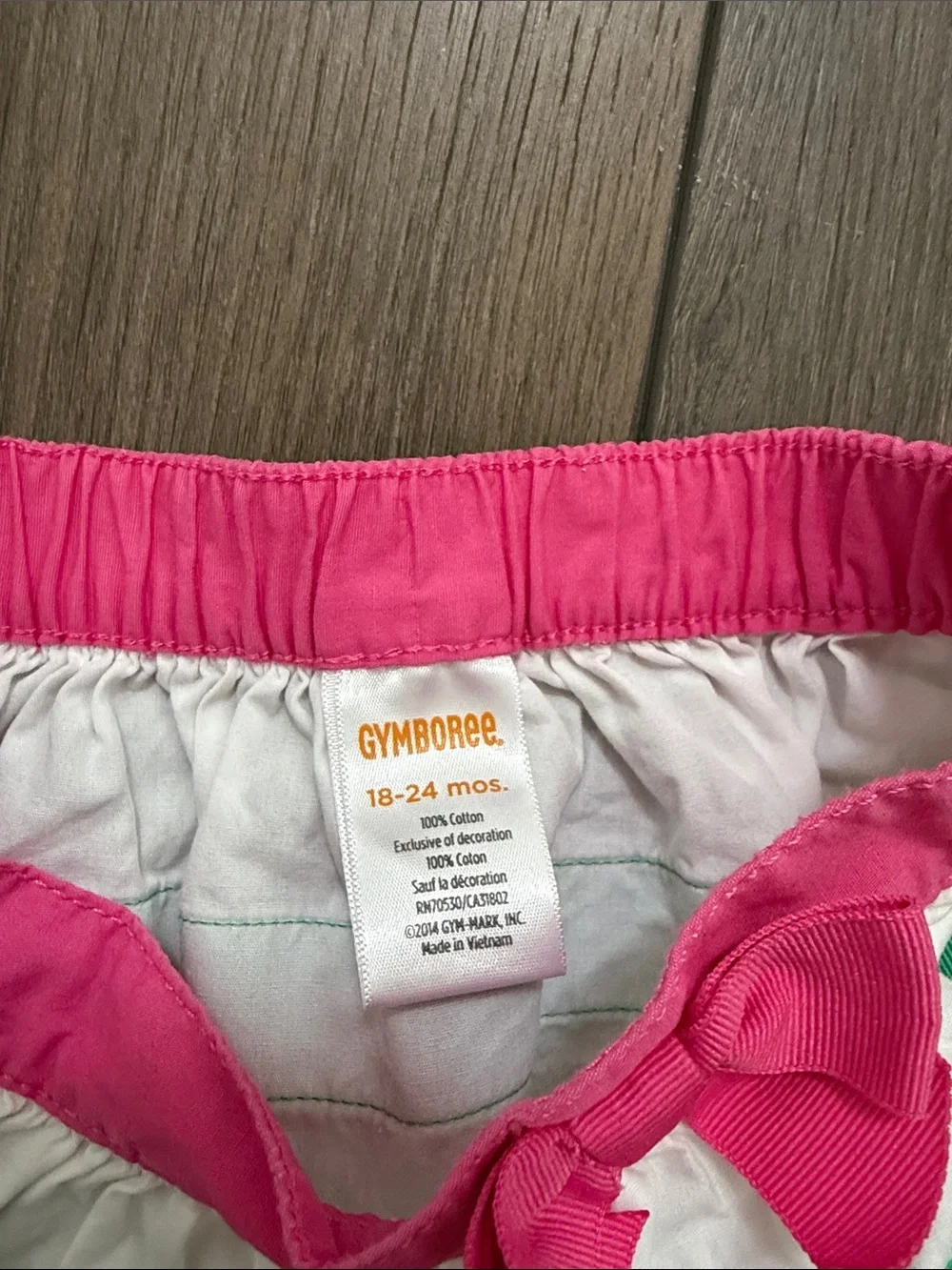 Gymboree Girls Striped Skirt in Pink, Green, Navy & White